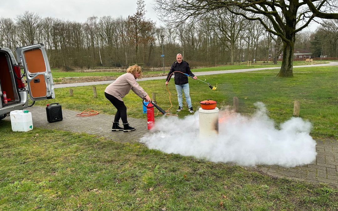 Jaarlijkse BHV training op de Tinne
